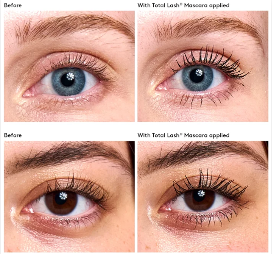 colorescience lashes before after
